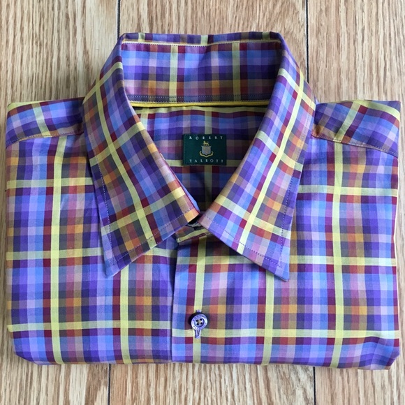 Robert Talbott Other - Robert Talbot Check Plaid Button Down Sport Shirt